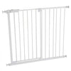 VEVOR Baby Gate, 26-40 Inches Adjustable Width, 36 Inches High Dog Gate, Easy Step Walk Thru, for Child Pet Security, Pressure Mount Kit, Wall Cups, One-Hand Open, for Stairs and Doorways, White