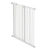 VEVOR Baby Gate, 26-40 Inches Adjustable Width, 36 Inches High Dog Gate, Easy Step Walk Thru, for Child Pet Security, Pressure Mount Kit, Wall Cups, One-Hand Open, for Stairs and Doorways, White