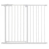 VEVOR Baby Gate, 26-40 Inches Adjustable Width, 36 Inches High Dog Gate, Easy Step Walk Thru, for Child Pet Security, Pressure Mount Kit, Wall Cups, One-Hand Open, for Stairs and Doorways, White