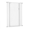 VEVOR Extra Tall Pet Gate for Cats, 29-41 in Adjustable Width, 56 in High Dog Gate, with Pressure Mount Kit and Wall Mount Kit, 1.3 in Narrow Bar Spacing, for Stairs, Doorways, and House, White
