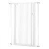 VEVOR Extra Tall Pet Gate for Cats, 29-41 in Adjustable Width, 56 in High Dog Gate, with Pressure Mount Kit and Wall Mount Kit, 1.3 in Narrow Bar Spacing, for Stairs, Doorways, and House, White
