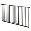 VEVOR Baby Gate, 60.6-63.3 Inches Adjustable Width, 30 Inches High Dog Gate, Easy Step Walk Thru, for Child Pet Security, Pressure Mount Kit, Wall Cups, One-Hand Open, for Stairs and Doorways, Black