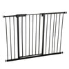 VEVOR Baby Gate, 26-48 Inches Adjustable Width, 36 Inches High Dog Gate, Easy Step Walk Thru, for Child Pet Security, Pressure Mount Kit, Wall Cups, One-Hand Open, for Stairs and Doorways, Black