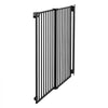 VEVOR Baby Gate for Stairs, 31-48 in Adjustable Width, 36 in High Dog Gate, No Bottom Bar, One-Handed Operation, Easy Drilling Installation with Hardware Kit, for Stairs, Doorways, and House, Black