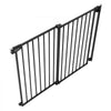 VEVOR Baby Gate for Stairs, 31-48 in Adjustable Width, 36 in High Dog Gate, No Bottom Bar, One-Handed Operation, Easy Drilling Installation with Hardware Kit, for Stairs, Doorways, and House, Black