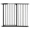 VEVOR Baby Gate, 26-40 Inches Adjustable Width, 36 Inches High Dog Gate, Easy Step Walk Thru, for Child Pet Security, Pressure Mount Kit, Wall Cups, One-Hand Open, for Stairs and Doorways, Black