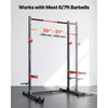 VEVOR Power Cage Rack, Multifunctional Squat Rack for Home Gym, Width-Adjustable Workout Strength Training Equipment with 6 Band Pegs, Landmine Attachment & Safety Bars for Bench Press Squats Pull-Up