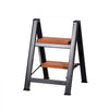 VEVOR 2 Step Ladder, Folding Step Stool with Wide Anti-Slip Pedal and Comfort Handgrip, Lightweight 330 lbs Capacity Portable Aluminum Plant Support, Multi-Use for Adults, Home Repairing, Cleaning