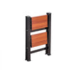 VEVOR 2 Step Ladder, Folding Step Stool with Wide Anti-Slip Pedal and Comfort Handgrip, Lightweight 330 lbs Capacity Portable Aluminum Plant Support, Multi-Use for Adults, Home Repairing, Cleaning
