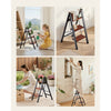 VEVOR 3 Step Ladder, Folding Step Stool with Wide Anti-Slip Pedal and Comfort Handgrip, Lightweight 330 lbs Capacity Portable Aluminum Plant Support, Multi-Use for Adults, Home Repairing, Cleaning