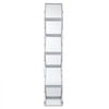 VEVOR Foldable Magazine Display Rack, 6 Pockets Pop-Up Brochure Display Stand, Double-Sided Display Catalog Literature Holder Stand, Portable with Carrying Bag for Office Trade Show Exhibitions