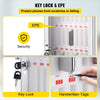 VEVOR 36 Slots Cell Phone Cabinet Silver Aluminum Alloy Pocket Chart Storage Locker Box with Portable Handle, Key Lock & Handwritten Tags, Wall Mounted for Classroom, Office, Gym