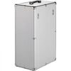 VEVOR 36 Slots Cell Phone Cabinet Silver Aluminum Alloy Pocket Chart Storage Locker Box with Portable Handle, Key Lock & Handwritten Tags, Wall Mounted for Classroom, Office, Gym