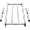 VEVOR Aluminum Dunnage Rack, 48” x 20” Commercial Food Floor Rack, 12” Off the Floor, 1000 lbs Capacity All-Welded Aluminum Storage Rack, for Storage in Restaurants, Kitchens, Garages and Vehicles