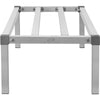 VEVOR Aluminum Dunnage Rack, 48” x 20” Commercial Food Floor Rack, 12” Off the Floor, 1000 lbs Capacity All-Welded Aluminum Storage Rack, for Storage in Restaurants, Kitchens, Garages and Vehicles