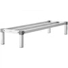 VEVOR Aluminum Dunnage Rack, 48” x 14” Commercial Food Floor Rack, 8” Off the Floor, 1000 lbs Capacity All-Welded Aluminum Storage Rack, for Storage in Restaurants, Kitchens, Garages and Vehicles