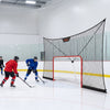 VEVOR Hockey Net Backstop, 12x7 ft Durable Hockey Goal Backstop Net with Extended Coverage, Lightweight and Portable Backyard Training Equipment, Easy Assembly, for Youth Adult (NET ONLY)