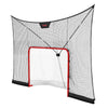 VEVOR Hockey Goal Goal and Backstop Net Set, 12x7 ft Durable Hockey Net with Extended Coverage, Lightweight Portable Complete Training Accessory Set, Easy Assembly, for Youth and Adults