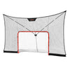 VEVOR Hockey Goal Goal and Backstop Net Set, 12x7 ft Durable Hockey Net with Extended Coverage, Lightweight Portable Complete Training Accessory Set, Easy Assembly, for Youth and Adults