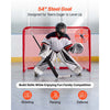 VEVOR Street Hockey Goal, Heavy-Duty Steel Street + Roller Hockey Nets, Durable Hockey Net for Indoor Outdoor Use, Lightweight Portable Training, Easy Assembly for Backyard Park Garage, 55.9 x 44.5 in