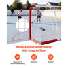 VEVOR Street Hockey Goal, Heavy-Duty Steel Street + Roller Hockey Nets, Durable Hockey Net for Indoor Outdoor Use, Lightweight Portable Training, Easy Assembly for Backyard Park Garage, 55.9 x 44.5 in