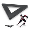VEVOR Triangle Hockey Passer, Heavy-Duty Multi-Angle Rebounder, Hockey Passing Aid, Passing & Stick Handling Trainer, Off-Ice & On-Ice Portable Equipment, Help Improve Puck Control & Shooting