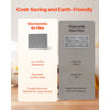 VEVOR Electrostatic Air Filter, 16x20x1 inch Washable & Reusable Aluminum AC/HVAC Furnace Filter, MERV 8 Long Lifetime, Home or Office (Actual Size: 15.5 x 19.75 x 0.82 in)