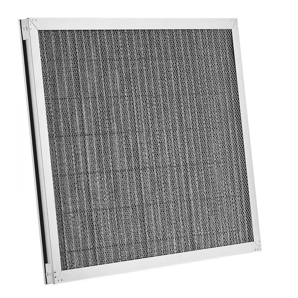 VEVOR Electrostatic Air Filter, 16x20x1 inch Washable & Reusable Aluminum AC/HVAC Furnace Filter, MERV 8 Long Lifetime, Home or Office (Actual Size: 15.5 x 19.75 x 0.82 in)