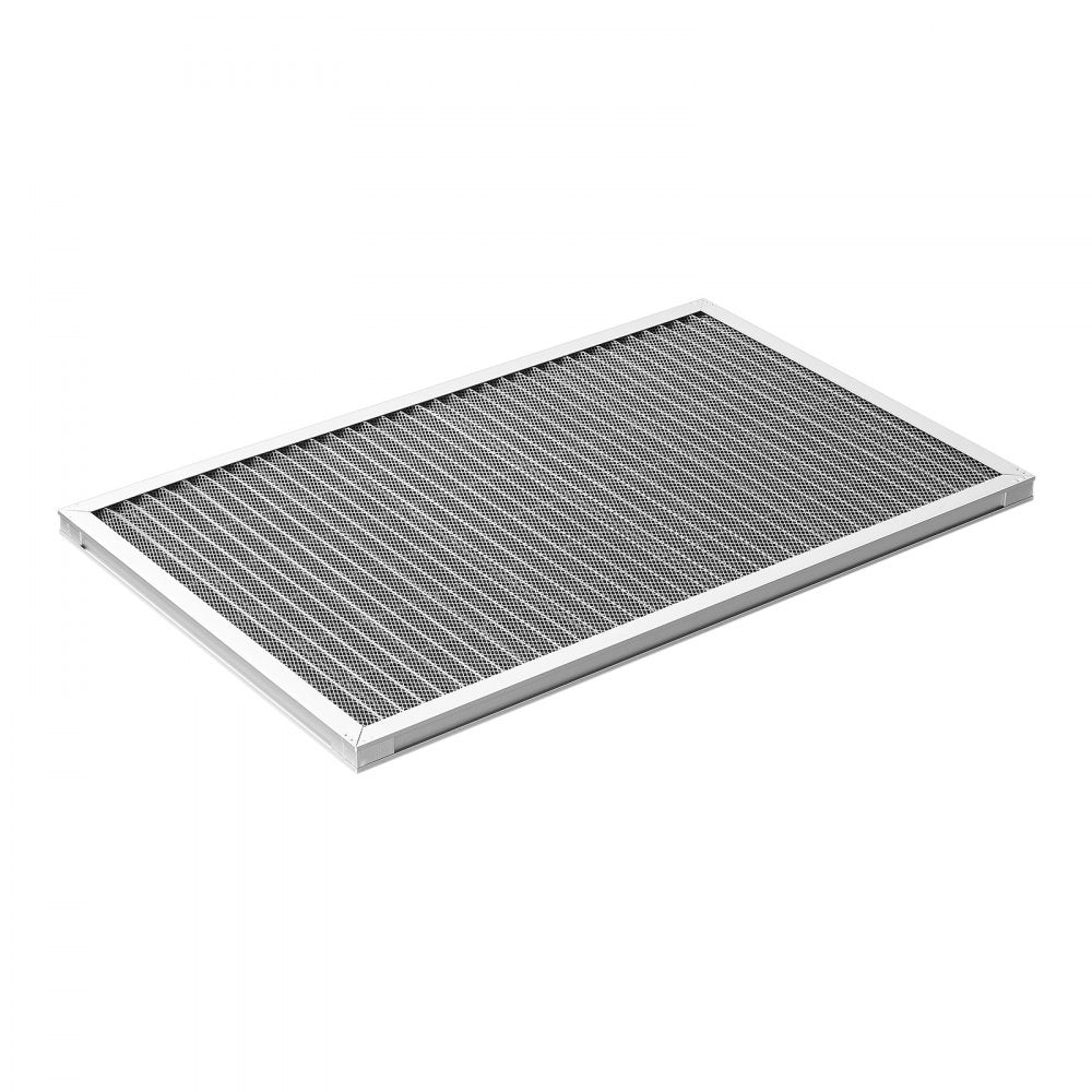VEVOR Electrostatic Air Filter, 16x25x1 inch Washable & Reusable Aluminum AC/HVAC Furnace Filter, MERV 8 Long Lifetime,Home or Office (Actual Size: 15.5 x 24.65 x 0.82 in)