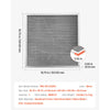 VEVOR Electrostatic Air Filter, 20x20x1 inch Washable & Reusable Aluminum AC/HVAC Furnace Filter, MERV 8 Long Lifetime, Home or Office (Actual Size: 19.75 x 19.75 x 0.82 in)