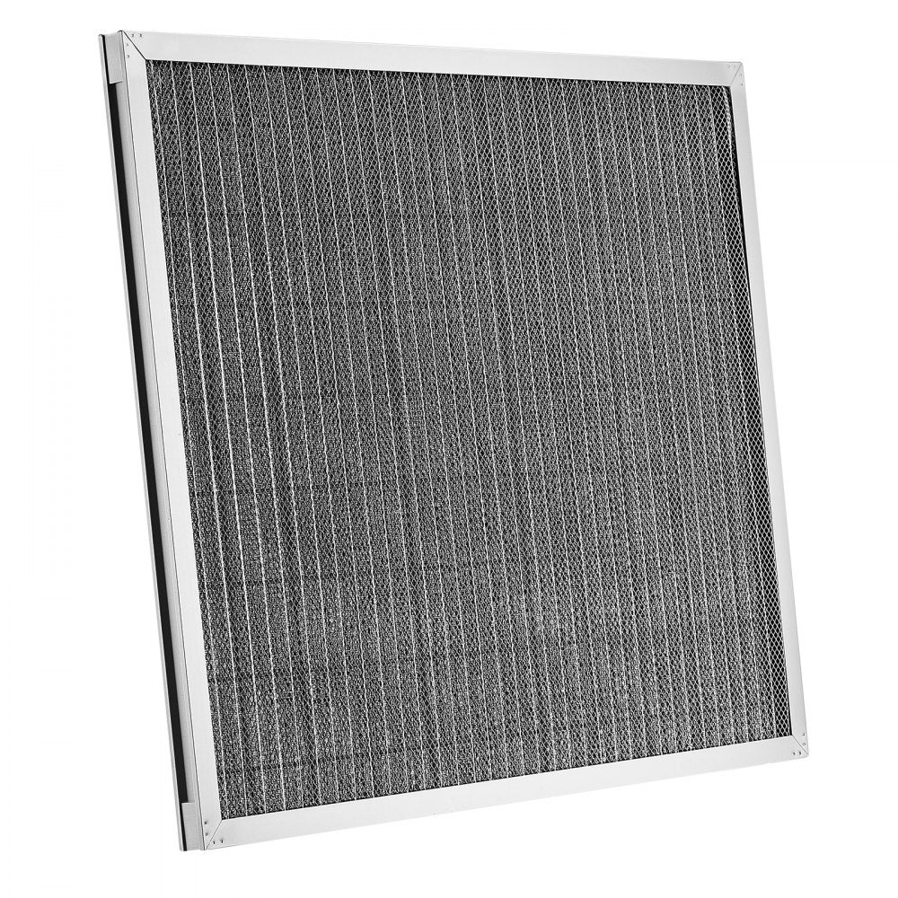 VEVOR Electrostatic Air Filter, 20x25x1 inch Washable & Reusable Aluminum AC/HVAC Furnace Filter, MERV 8 Long Lifetime, Home or Office (Actual Size: 19.75 x 24.65 x 0.82 in)