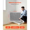 VEVOR Electrostatic Air Filter, 20x25x4 inch Washable & Reusable Aluminum AC/HVAC Furnace Filter, MERV 8 Long Lifetime, Home or Office (Actual Size: 19.37 x 24.37 x 3.58 in)