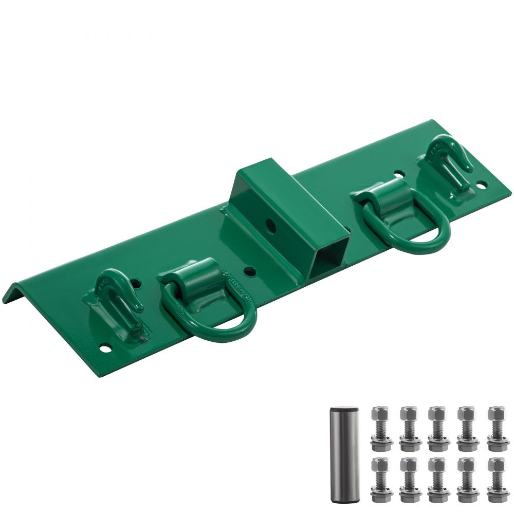 VEVOR Tractor Bolt on Hooks, 1/4\" Compact Bolt on Grab Hooks, Max 4700LBS G70 Forged Bolt on Hooks for Tractor Bucket with 1/2\" Shackles, Work Well for Tractor Bucket, RV, UTV, Truck Hardware Includ