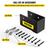 VEVOR Concealed Joist Hanger, 2"x4" Outdoor Accent Concealed-Flange, Pack of 24 Concealed Joist Bracket, Q235 Steel Plate Powder-Coated Concealed Face Mount Joist Hanger Inner 40x91 mm for Beam Swing