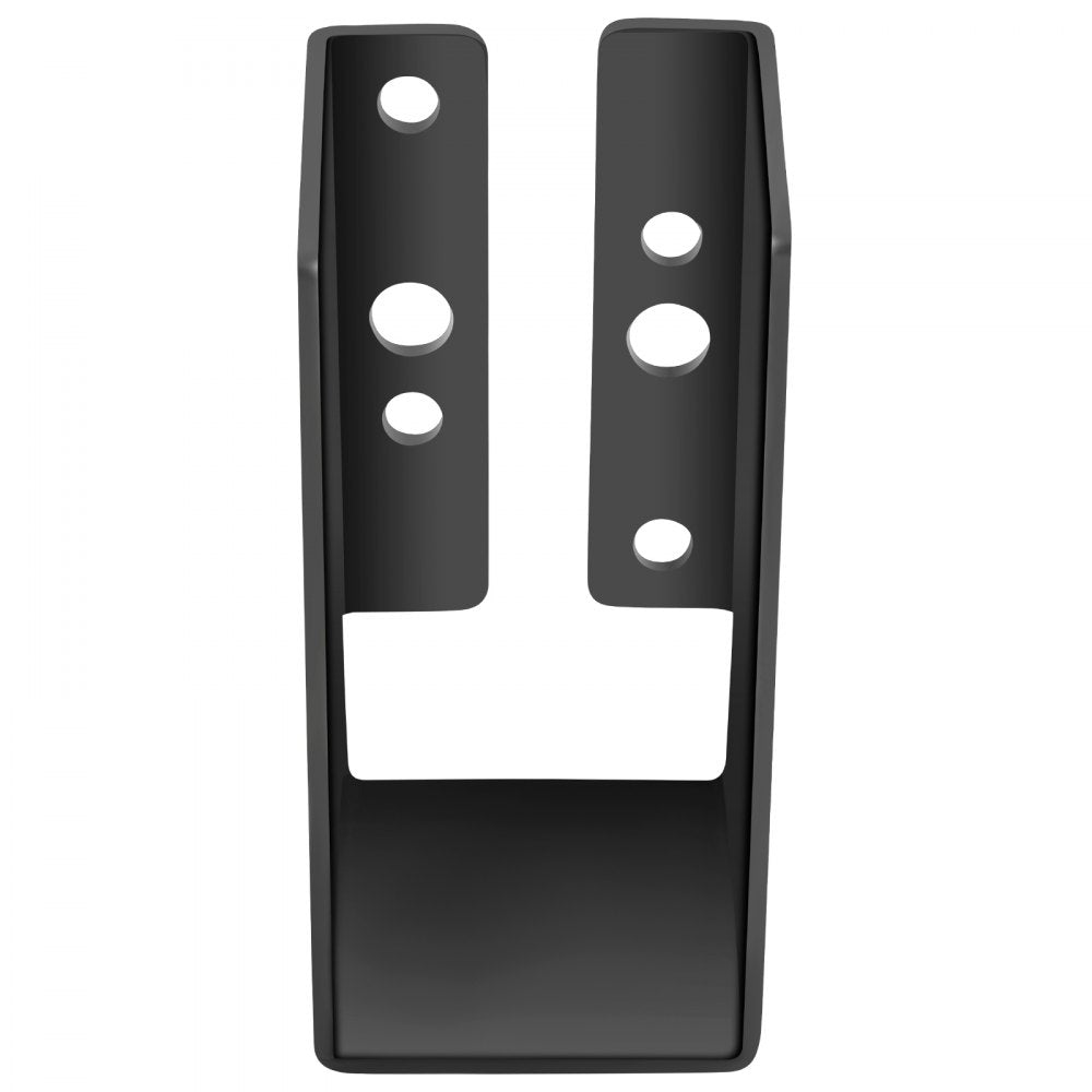 VEVOR Concealed Joist Hanger, 2"x4" Outdoor Accent Concealed-Flange, Pack of 24 Concealed Joist Bracket, Q235 Steel Plate Powder-Coated Concealed Face Mount Joist Hanger Inner 40x91 mm for Beam Swing