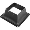 VEVOR Deck Post Base, 10 PCS Post Base Skirt, 4 x 4\" (Internal 3.38x3.38\") Post Support Flange, 2.5 LBS Deck Post Skirt, Powder-Coated Decking Post Base, Wood Post Anch for Deck Support Porch Railin