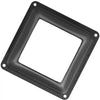 VEVOR Deck Post Base, 10 PCS Post Base Skirt, 4 x 4\" (Internal 3.38x3.38\") Post Support Flange, 2.5 LBS Deck Post Skirt, Powder-Coated Decking Post Base, Wood Post Anch for Deck Support Porch Railin
