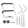 VEVOR Toilet Safety Rail, Bathroom Toilet Seat Frame, Adjustable Width & Height Fit Most Toilets, Supports 300lbs, Toilet Handles Grab Bars with Padded Armrests for Handicap, Disabled, Seniors