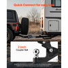VEVOR Pintle Hook, 16000 lbs Towing Capacity, Pintle Hook Hitch for 2-inch Hitch Hook Military Receiver, Combination 2-inch Hitch Ball, Fits 2.5 to 3-inch Lunette Ring, Black Powder Coat, for Trailers