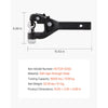 VEVOR Pintle Hook, 16000 lbs Towing Capacity, Pintle Hook Hitch for 2-inch Hitch Hook Military Receiver, Combination 2-inch Hitch Ball, Fits 2.5 to 3-inch Lunette Ring, Black Powder Coat, for Trailers