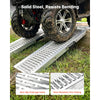 VEVOR Trailer Ramps, 2PCS 39 x 9 in, Heavy-Duty Steel ATV Ramp Set with Anti-Slip Plates, 1200LBS Combined Capacity Loading Ramps for Motorcycles, Lawn Mowers, Farm Tractors, Carts