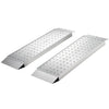 VEVOR Aluminum Trailer Ramps, 2PCS 39 x 12 in, Heavy-Duty ATV Ramp Set with Anti-Slip Plates, 3000LBS Combined Capacity Loading Ramps for Motorcycles, Lawn Mowers, Farm Tractors, Carts