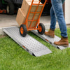 VEVOR Aluminum Trailer Ramps, 2PCS 55 x 12 in, Heavy-Duty ATV Ramp Set with Anti-Slip Plates, 3000LBS Combined Capacity Loading Ramps for Motorcycles, Lawn Mowers, Farm Tractors, Carts