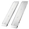 VEVOR Aluminum Trailer Ramps, 2PCS 55 x 12 in, Heavy-Duty ATV Ramp Set with Anti-Slip Plates, 3000LBS Combined Capacity Loading Ramps for Motorcycles, Lawn Mowers, Farm Tractors, Carts