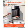 VEVOR Outdoor Kitchen Trash Drawer, 27"W x 19"H x 14"D, Bin Not Included, for BBQ Island Storage, Patio Bars and Grill Station, with Handle, Built-In BBQ Island Drawers Organize Cookware Accessories