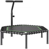 VEVOR 54.5 Inch Mini Trampoline, 450 lbs Max Load Fitness Rebounder, Stable & Quiet Small Trampoline with 3 Levels Height Adjustable & Foam Handle, Exercise Rebounder for Adults Indoor/Garden Workout