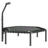 VEVOR 54.5 Inch Mini Trampoline, 450 lbs Max Load Fitness Rebounder, Stable & Quiet Small Trampoline with 3 Levels Height Adjustable & Foam Handle, Exercise Rebounder for Adults Indoor/Garden Workout