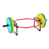 VEVOR Trap Bar Hex Bar, 2-Inch Hex Barbell, 500 LBS Capacity Shrug Bars, Weightlifting and Strength Training Equipment, Home Gym for Squats, Deadlifts, Shoulder Presses, Red