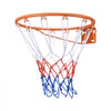 VEVOR Basketball Rim, Wall Door Mounted Basketball Hoop, Heavy Duty Q235 Basketball Flex Rim Goal Replacement with Net, Standard 18" Indoor and Outdoor Hanging Basketball Hoop for Kids Adults