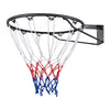 VEVOR Basketball Rim, Wall Door Mounted Basketball Hoop, Heavy Duty Q235 Basketball Flex Rim Goal Replacement with Net and Double Spring, Standard 18" Indoor Outdoor Hanging Hoop for Kids Adults